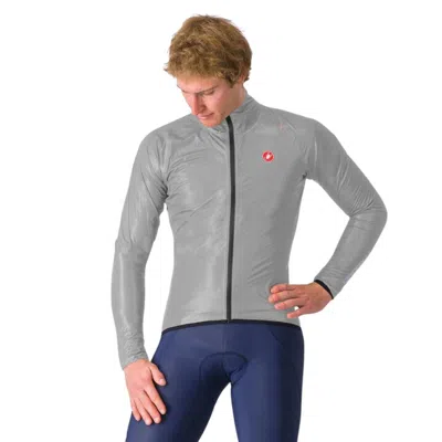 Castelli Squall Shell Jacket Silver Gray