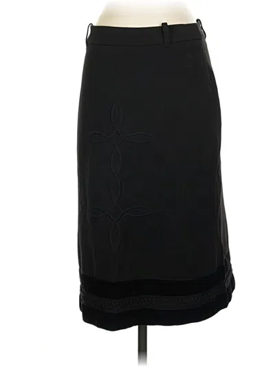 Pre-owned Casting Formal Skirt In Black