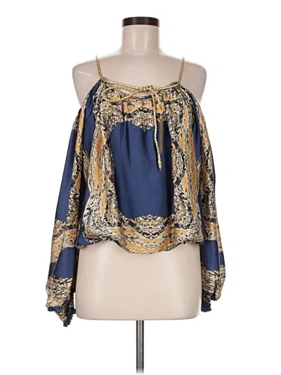 Pre-owned Casting Sleeveless Blouse In Blue