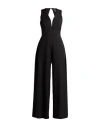 Casting Woman Jumpsuit Black Size 14 Polyester, Elastane