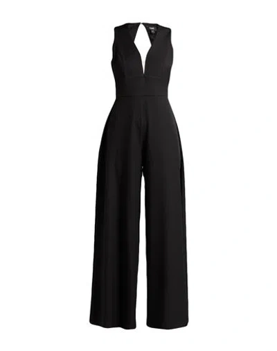 Casting Woman Jumpsuit Black Size 14 Polyester, Elastane
