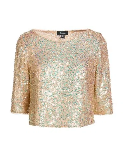 Casting Woman Top Sand Size 8 Polyester, Elastane In Gold