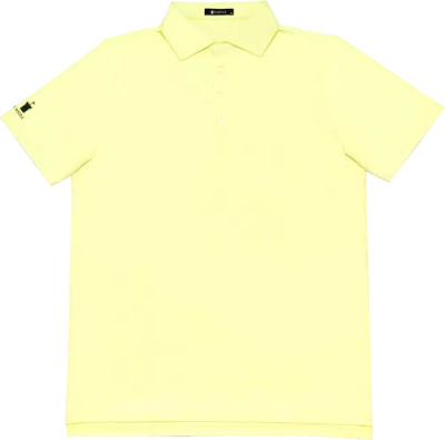 Castle Golf Performance Brushed Polo Shirt In White