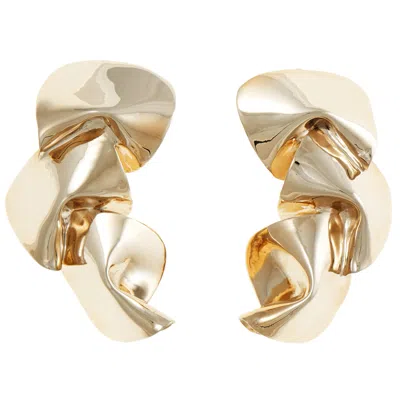 Castlecliff Women's Gold Abalos Earring