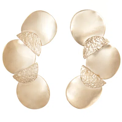Castlecliff Women's Gold Bette Earring