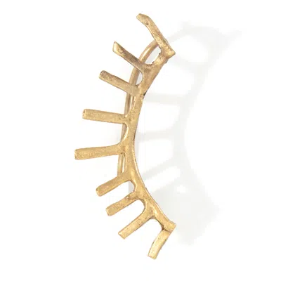Castlecliff Women's Gold Helios Ear Cuff