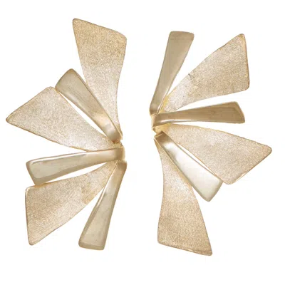 Castlecliff Women's Gold Monarch Earring