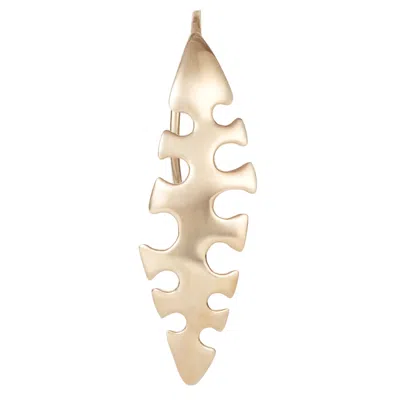 Castlecliff Women's Gold Palm Ear Cuff