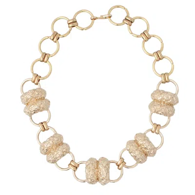 Castlecliff Women's Gold Quarry Link Necklace