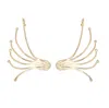 Castlecliff Women's Gold Urchin Ear Cuff – Sculptural Recycled Brass Statement Earring