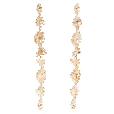 Castlecliff Women's Gold Viento Earring