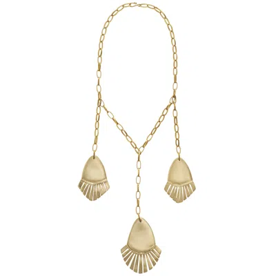 Castlecliff Women's Gold Wink Necklace