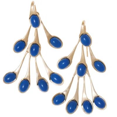 Castlecliff Women's Palace Earring Blue