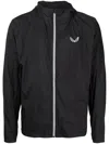 Castore Logo-print Hooded Jacket In Schwarz