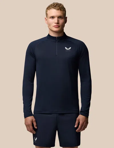 Castore Women's Adapt Training 1/4 Zip Top In Blue