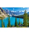 Castorland Spring At Moraine Lake, Canada 500 Piece Jigsaw Puzzle In Multicolor