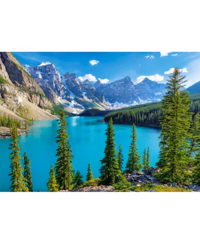 Castorland Spring At Moraine Lake, Canada 500 Piece Jigsaw Puzzle In Blue