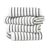 Casual Comfort 4-pack Cabana Stripe Beach Pool Towels - 100% Absorbent Cotton In Gray