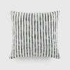 Casual Comfort Bengal Stripe Yarn Dyed Square Throw Pillow In Blue