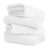 Casual Comfort Hotel-quality 4 Piece Hand Towel Sets - 100% Cotton In White
