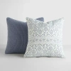 Casual Comfort Seed Stitch Knit Pttrn 2pk 2-pc. Square Throw Pillow In Multi