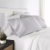 Casual Comfort Solid Cotton 300tc Pillowcase In Gray