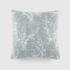 Casual Comfort Willow Cotton Square Throw Pillow In Blue