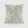 Casual Comfort Willow Cotton Square Throw Pillow In Green