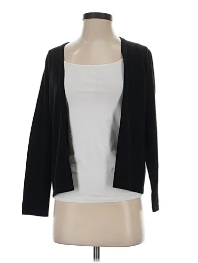 Pre-owned Casual Corner Annex Cardigan Sweater In Black