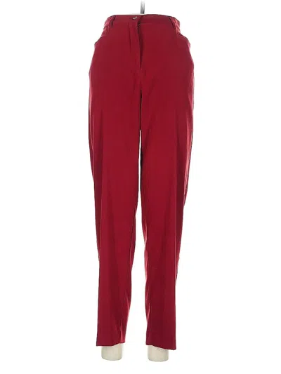 Pre-owned Casual Corner Annex Casual Pants In Red