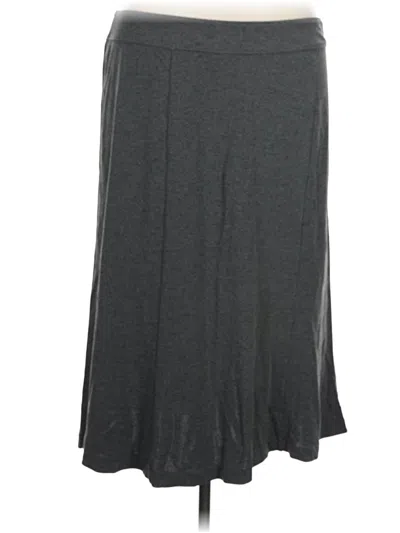 Pre-owned Casual Corner Annex Casual Skirt In Gray