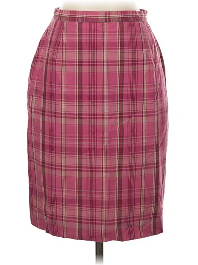 Pre-owned Casual Corner Annex Formal Skirt In Pink