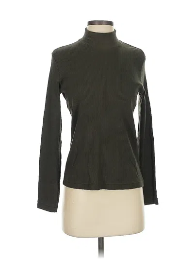 Pre-owned Casual Corner Annex Long Sleeve Turtleneck In Green