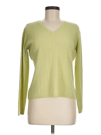 Pre-owned Casual Corner Annex Pullover Sweater In Green