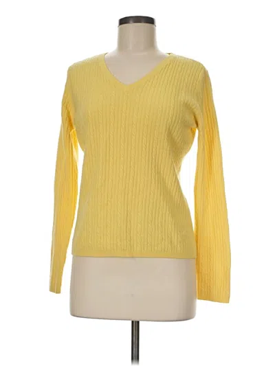 Pre-owned Casual Corner Annex Pullover Sweater In Yellow