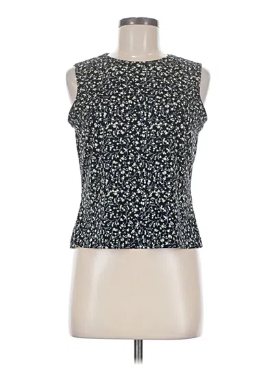 Pre-owned Casual Corner Annex Sleeveless Blouse In Black