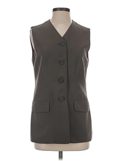 Pre-owned Casual Corner Annex Sleeveless Blouse In Gray