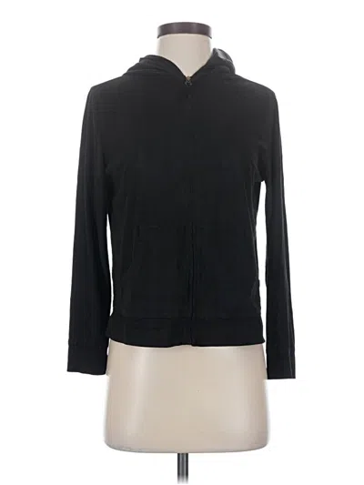 Pre-owned Casual Corner Annex Zip Up Hoodie In Black