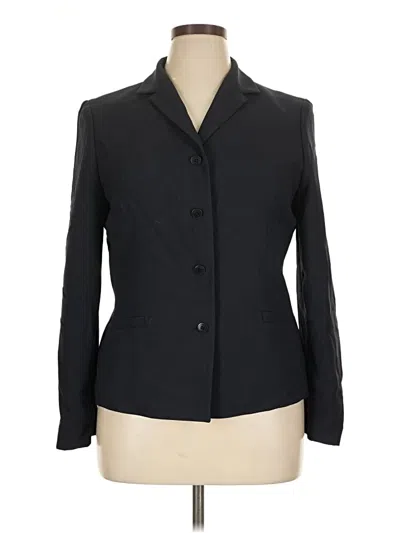 Pre-owned Casual Corner Blazer Jacket In Black