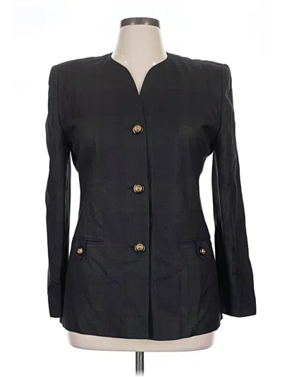 Pre-owned Casual Corner Blazer Jacket In Black