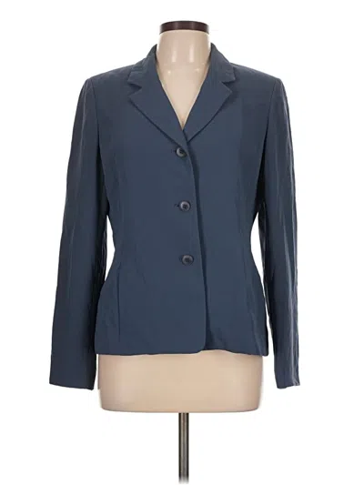 Pre-owned Casual Corner Blazer Jacket In Blue