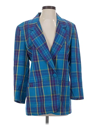 Pre-owned Casual Corner Blazer Jacket In Blue