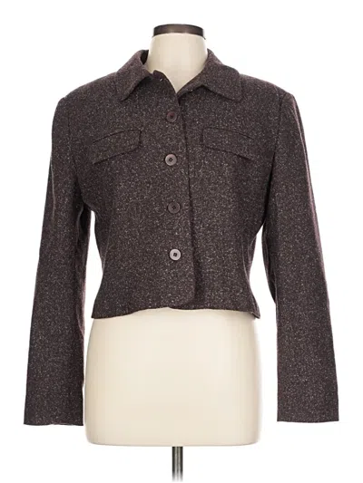 Pre-owned Casual Corner Blazer Jacket In Brown