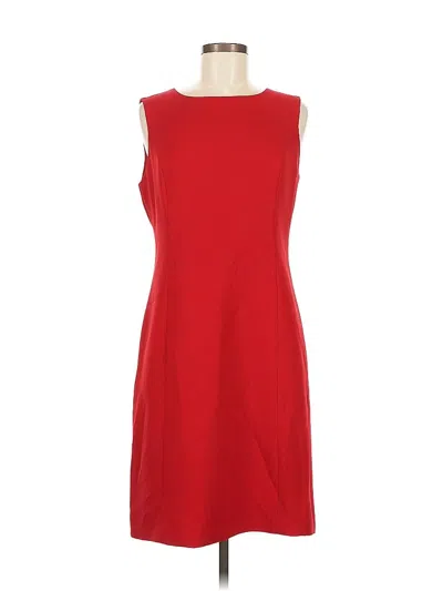 Pre-owned Casual Corner Casual Dress In Red