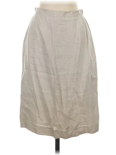 Pre-owned Casual Corner Casual Skirt In Brown