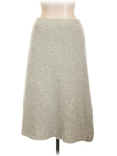 Pre-owned Casual Corner Casual Skirt In Gray