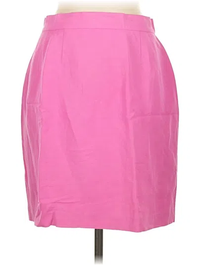 Pre-owned Casual Corner Casual Skirt In Pink