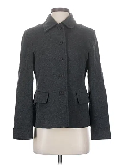 Pre-owned Casual Corner Coat In Gray