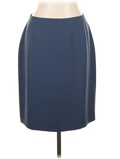 Pre-owned Casual Corner Formal Skirt In Blue