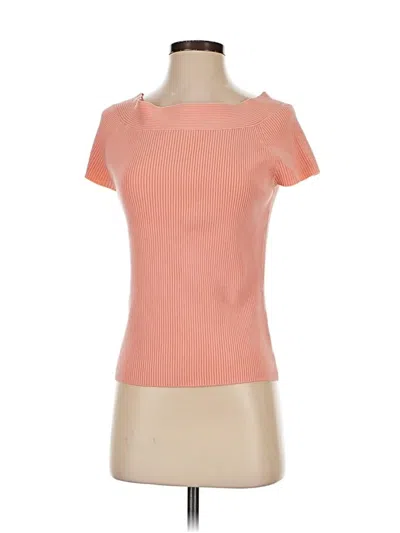 Pre-owned Casual Corner Pullover Sweater In Orange